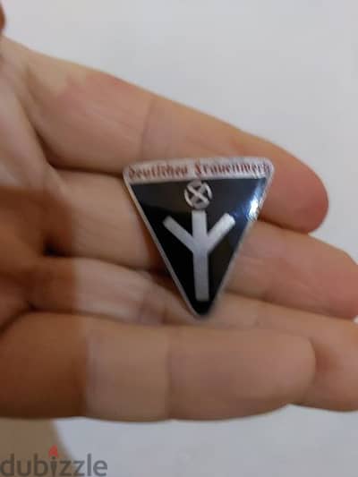 Nazi German Work women Pin era of Adolf Hitler WW2