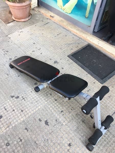 bench adjustable foldable body system like new 70/443573 RODGE 5