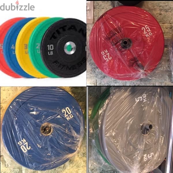 bumper plates new best quality we have also all sports equipment 0