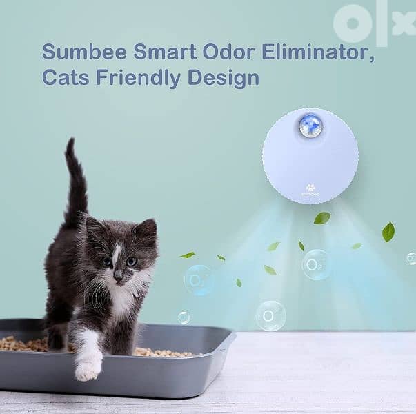Sumbee Cat Litter Deodorizer, Smart Pet Odor Eliminator Machine, USB 1