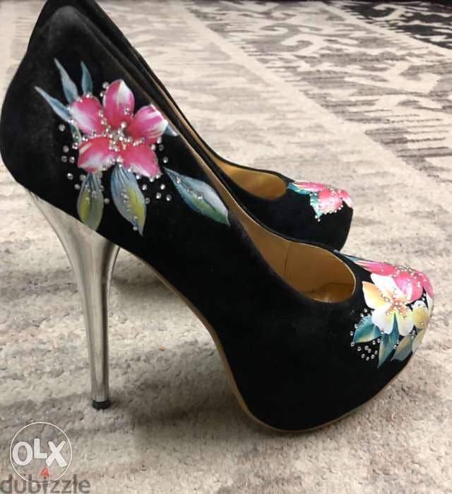 Black high heel shoes for women; special edition 2