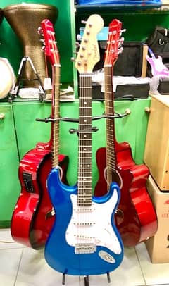 Electric guitar fender many colorsغيتار الكتريك