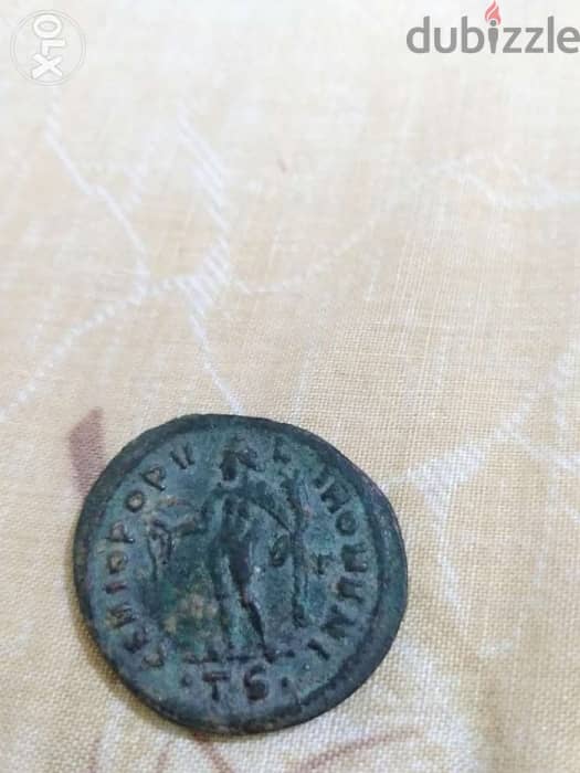 Ancient Bronze Roman Coin for Emperor Constaninuis year 306 1