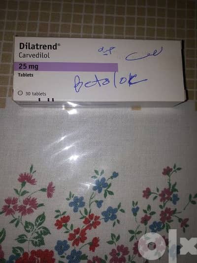 Dilatrend 25 mg ,30 tablets 0