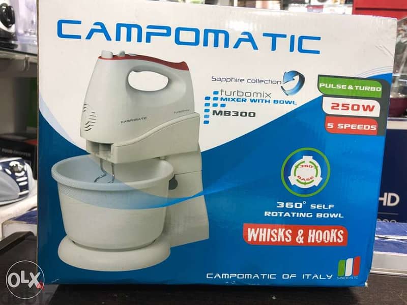 campomatic mixer with bowl 250W 2