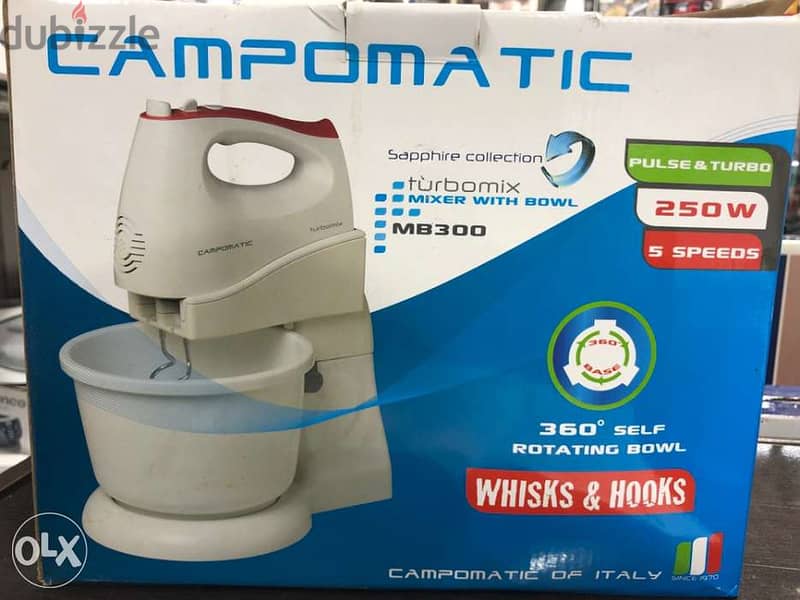 campomatic mixer with bowl 250W 4