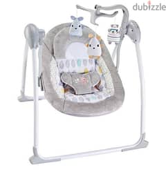 Family Deluxe Bouncer Portable Swing Grey Color 27229F