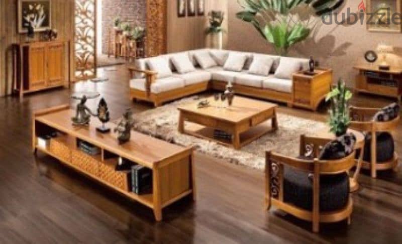 Indoor Wooden Sofa 1