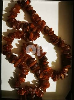 raw amber necklace 0