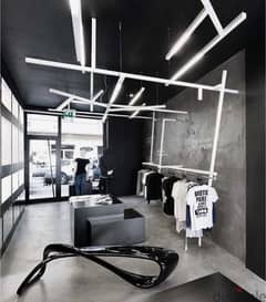 industrial design for fashion or boutique or lounge