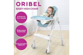 Oribel High Chair - Blue