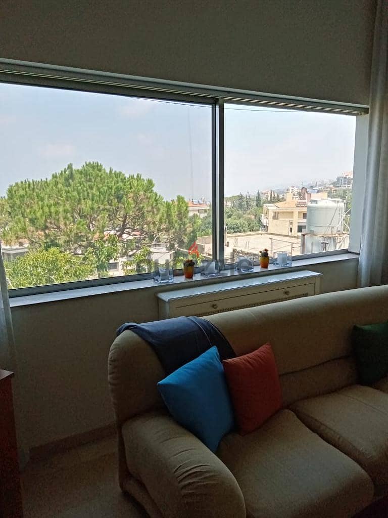 Rent furnished apartment Broummana with view Ref#3692 6