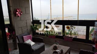 L10692-3-Bedroom Apartment With Sea View For Sale in Kaslik