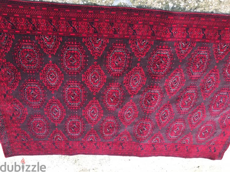 سجادعجمي. 185/120. persian Carpet. Hand made. antique 4