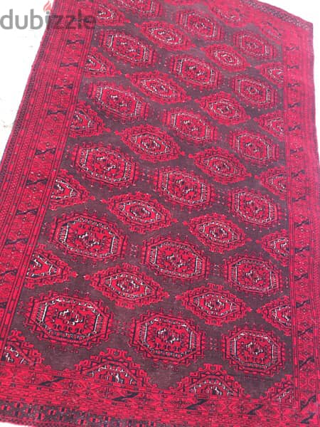 سجادعجمي. 185/120. persian Carpet. Hand made. antique 5