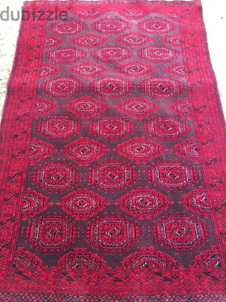 سجادعجمي. 185/120. persian Carpet. Hand made. antique 6