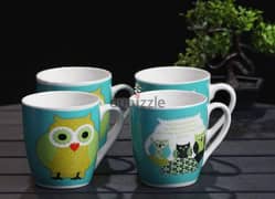 adorable owl mugs