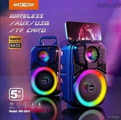 Moxom Karaoke speaker with bluetooth speaker 0