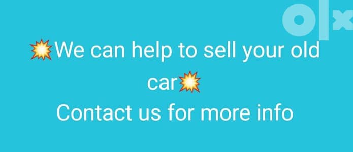 We can help to sell your old car Contact us for more info