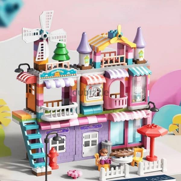 Feelo Dream Princess House Building Blocks 214 Pcs 1