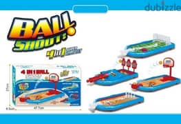 Ball Shoot 4 In 1 Super Game Set