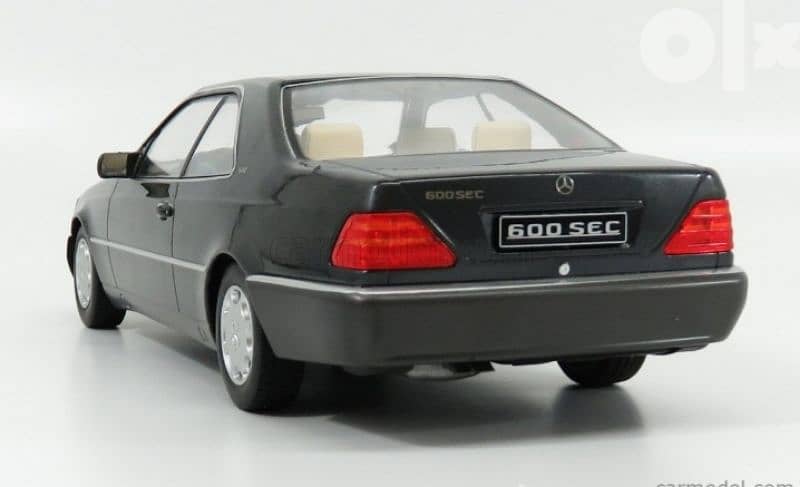 Mercedes 600 SEC diecast car model 1;18. 3