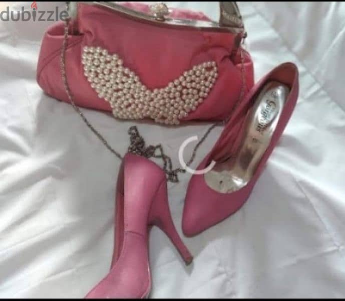 handbag and set shoes 38 and bag only pink 2