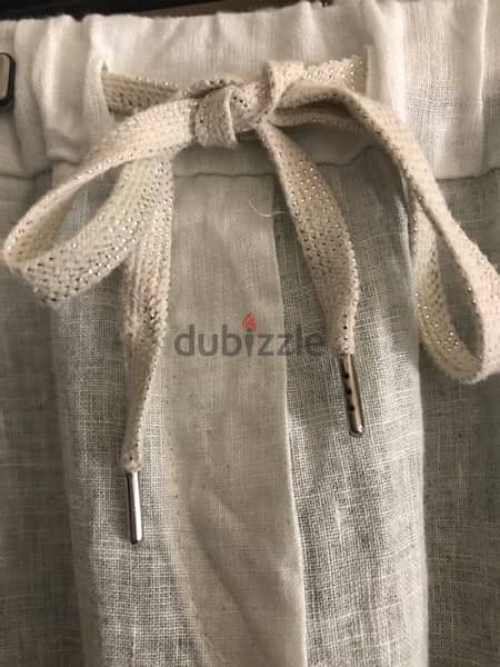 pantalon laine abiad w zayti size Medium 5