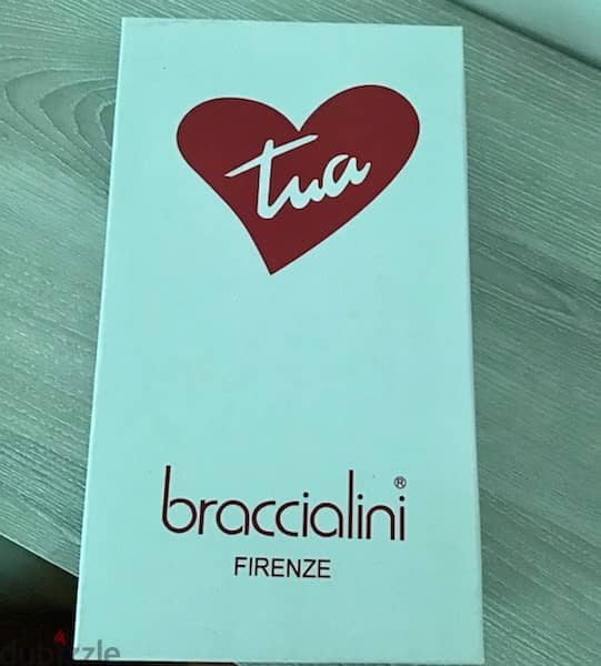 Brand new in box leather BRACCIALINI large wallet made in Italy 14