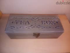 decorative wooden tea box 23*9cm