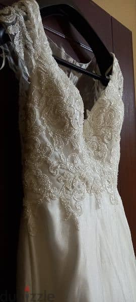 Long wedding dress