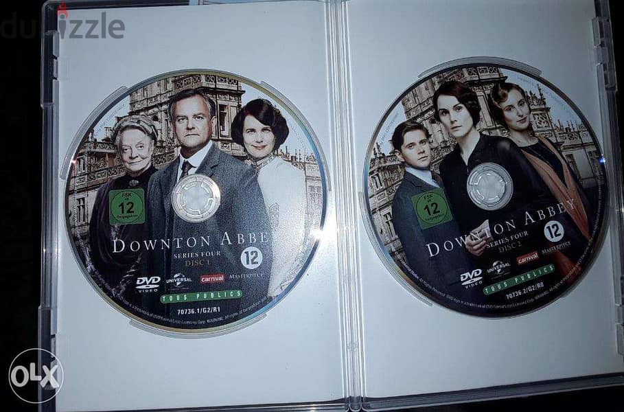 Downton Abbey season 4 DVD English + french audio 1