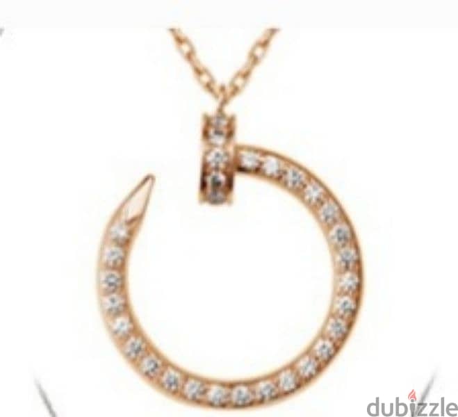 necklace copy juste un clou cartier bass gold 2