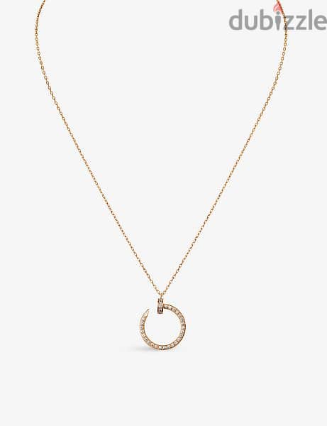 necklace copy juste un clou cartier bass gold 5