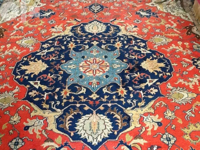 2 Fine antique Persian Tabriz Heriz carpet 2