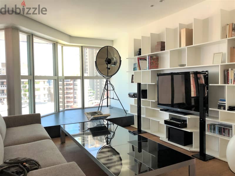 Apartment in Achrafieh with City and Partial Sea View +120 SQM Terrace 3