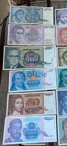 مجموعة ١٢ عملة تشيكوسلوفاكيا من ١٠٠ حتى ٥ مليون دينار اصدار سنة ١٩٩٣ 2