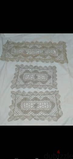 3 pieces table clothes hand made