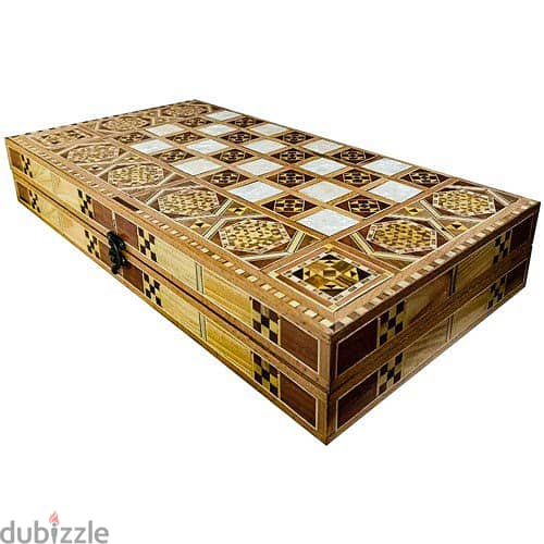 Brand New Rahhaj Backgammon Boardgame 0