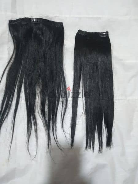 2 extentions 100%naturalما انصبغ من قبل ٤٥سم كل قطعة 1