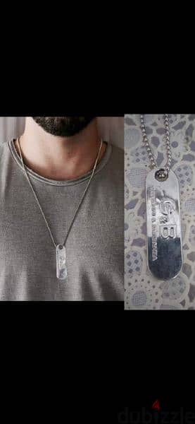 necklace G&B men stainless steel 0