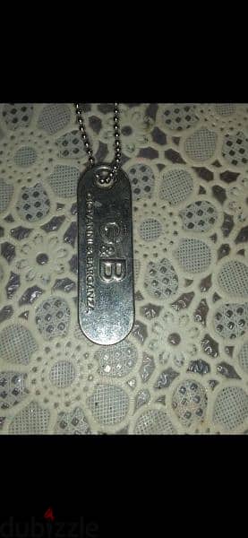 necklace G&B men stainless steel 4