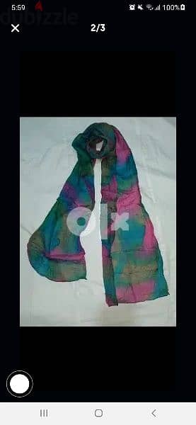 scarf foulard mlawan toul 180cm b 3ared 30cm 1