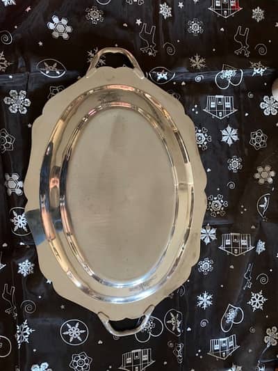 Vintage king georgian 100 super silver tray