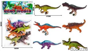Dino World Dinosaurs Set Pack of 6 0