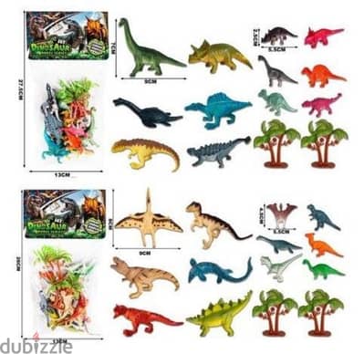 Dinosaurs Set Pack of 14 Assorted