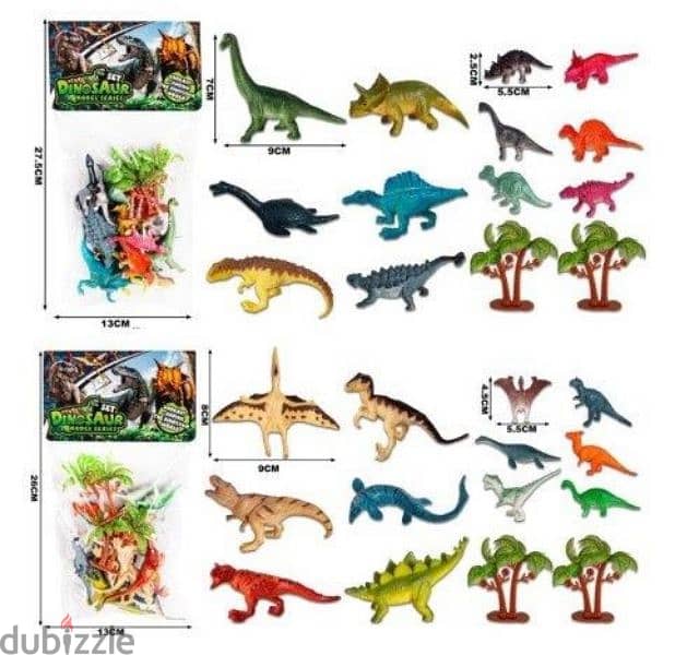 Dinosaurs Set Pack of 14 Assorted 0