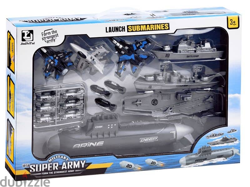 Top, Super Army, Sea Vehicle Collection 2