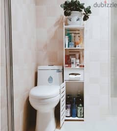 Toilet Shelf Floor Bathroom Storage Organizer 120x26x23cm. ZW2232
