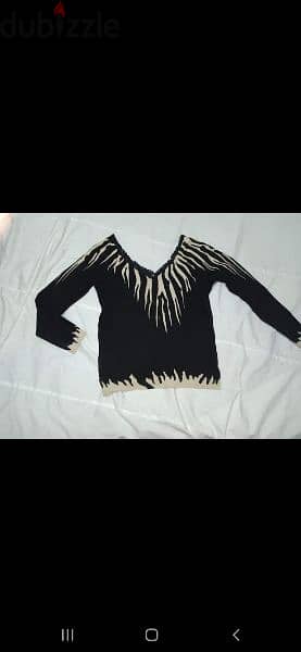 women sweater beige with black s to xxL 3